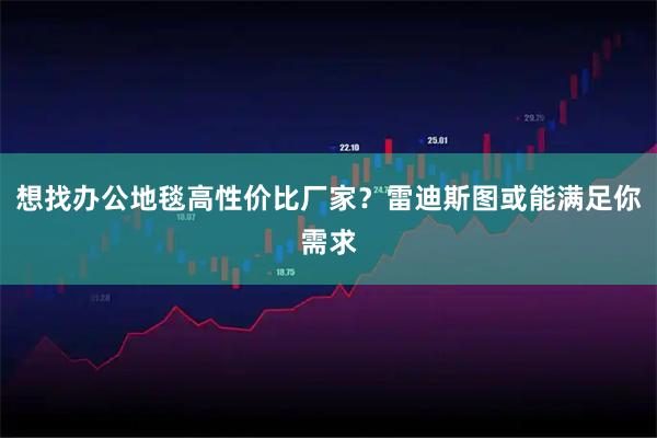 想找办公地毯高性价比厂家?雷迪斯图或能满足你需求