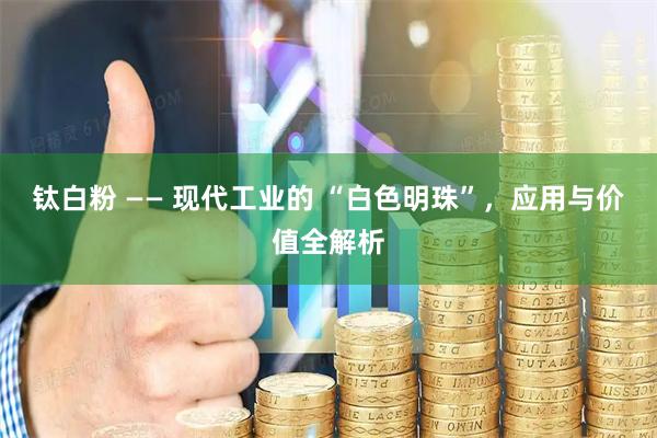 钛白粉 —— 现代工业的 “白色明珠”，应用与价值全解析